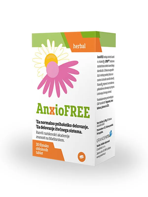 Product AnxioFREE, prehransko dopolnilo Image