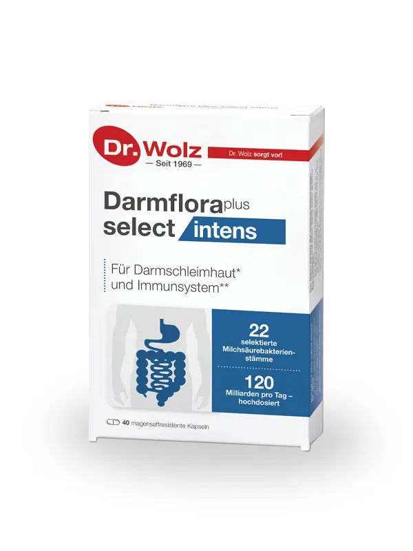 Product Darmflora plus select intens Dr. Wolz, prehransko dopolnilo Image