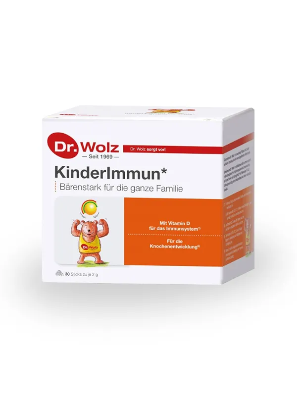 Product KinderImmun* Dr. Wolz, prehransko dopolnilo – 30 vrečic po 2 g Image